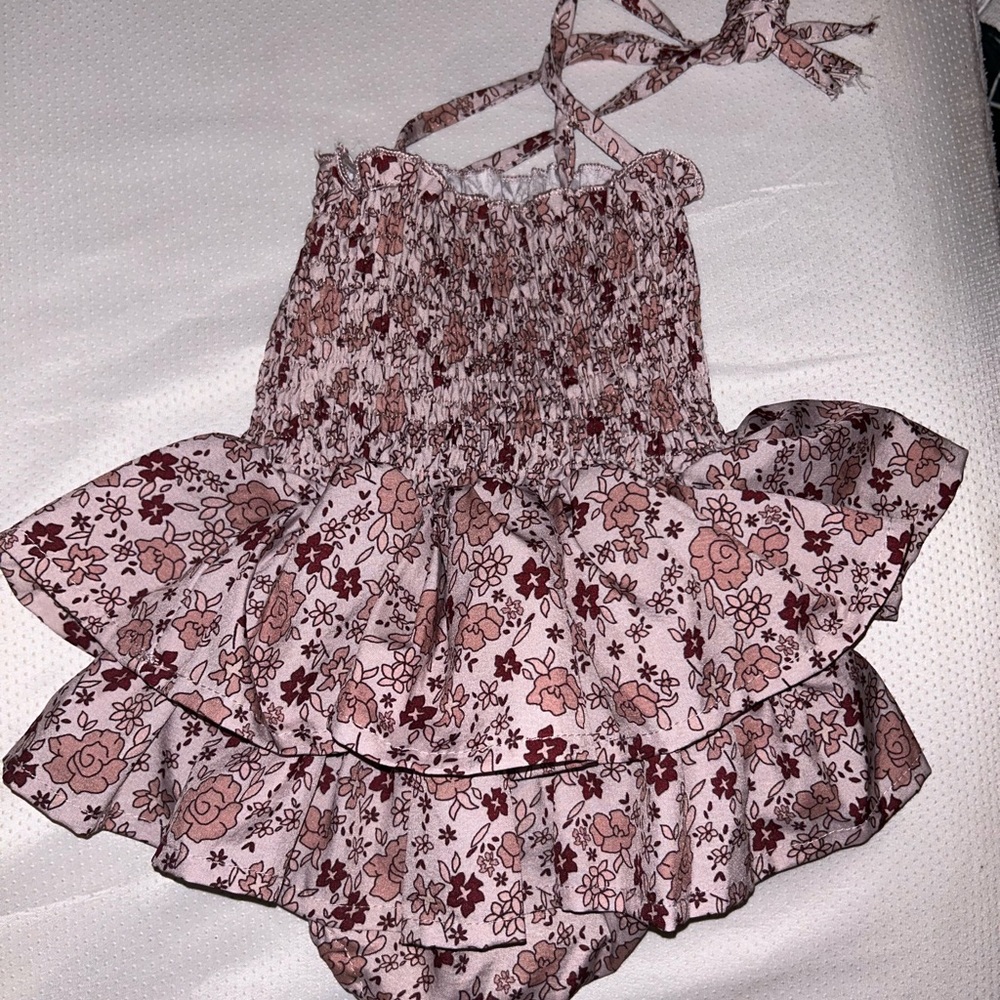 🍄3 for $10🍄 Mauve Floral Romper